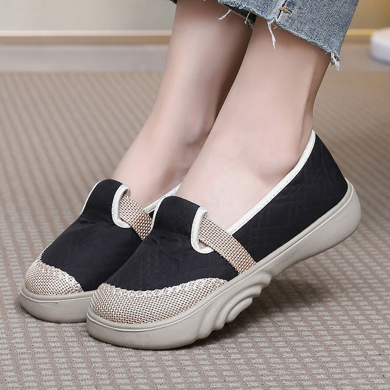 Zapato Casual Tejido Transpirable Armonía Cielo Línea, Comodidad y Estilo Todo el Día