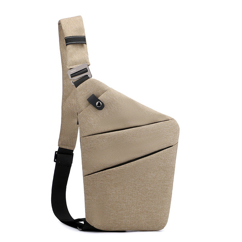 Bolso Cinturón Multifunción Diseño Geométrico Aura Prisma Camino, Comodidad y Seguridad Antirrobo
