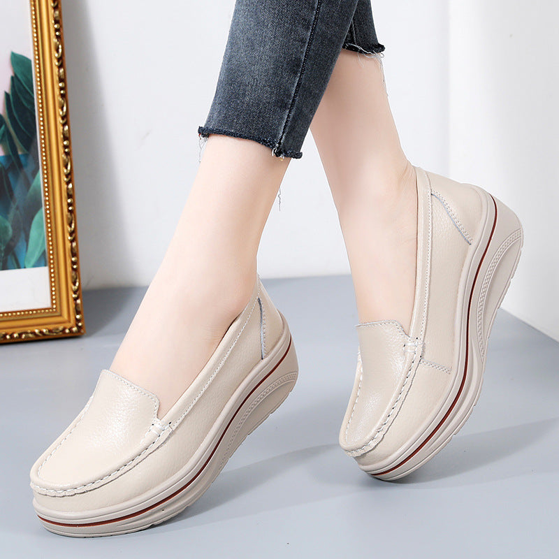 Zapato Casual Cuero Suave Aura Camino Serenidad, Bienestar Duradero en Cada Paso