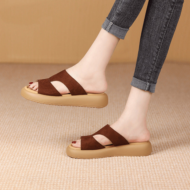 Sandalias Ortopédicas Cuero Suave Nube Armonía Inspiración, Corrección de Postura y Confort Total