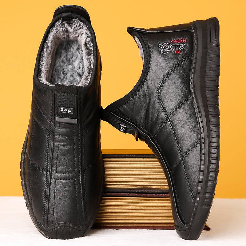 Zapato Ortopédico Cuero Suave Cumbre Calma Vitalidad, Alivio Superior y Calidez Todo el Día
