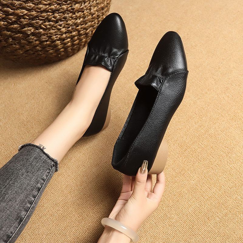 Zapato Casual Cuero Suave Armonía Bosque Vital, Comodidad Superior Todo el Día