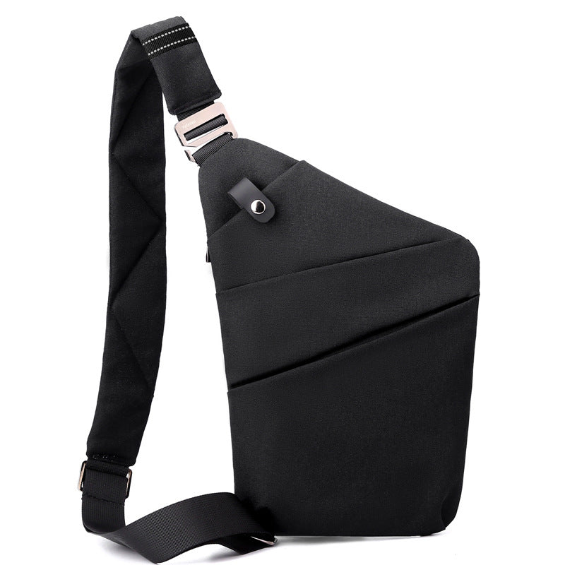 Bolso Cinturón Multifunción Diseño Geométrico Aura Prisma Camino, Comodidad y Seguridad Antirrobo