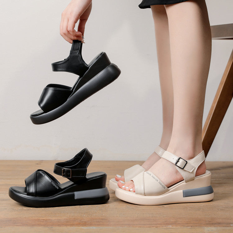 Sandalias Ortopédicas Cuña Ergonómica Aura Camino Serenidad, Alivio Inmediato y Elegancia Sin Dolor