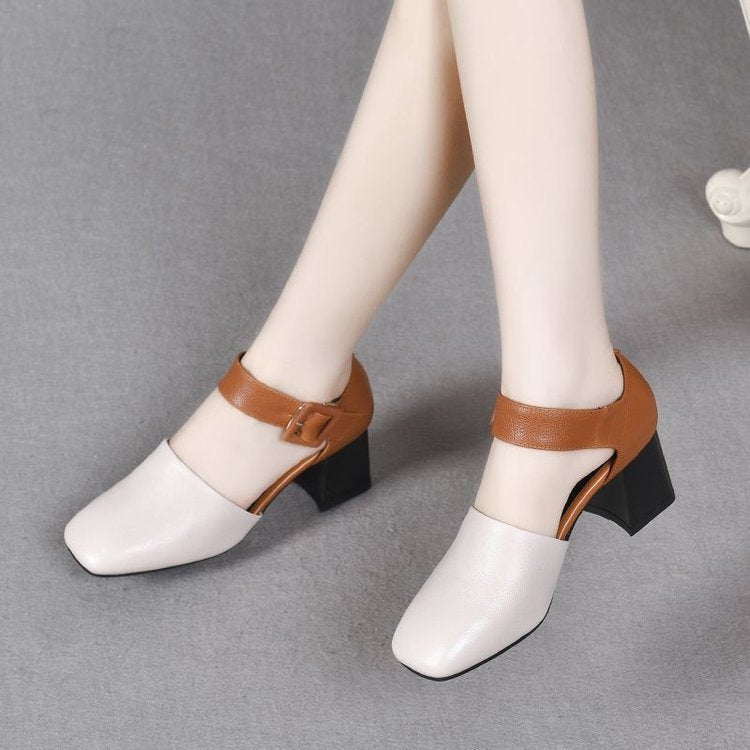 Tacones Altos Cuero Suave Eclipse Serenidad Prisma, Postura Mejorada y Máximo Confort