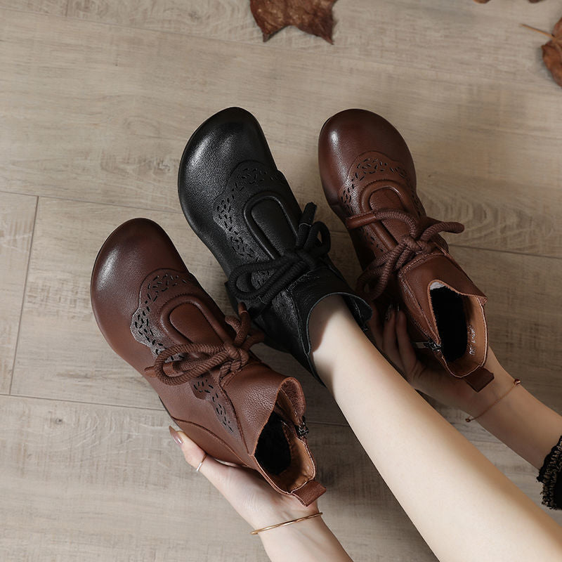 Botines Casual Cuero Suave Eco Horizonte Vitalidad, Comodidad Atemporal y Soporte Superior