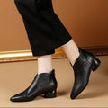 Botas de Tacón Alto Cuero Impermeable Eclipse Serenidad Prisma, Comodidad Ortopédica Todo el Día