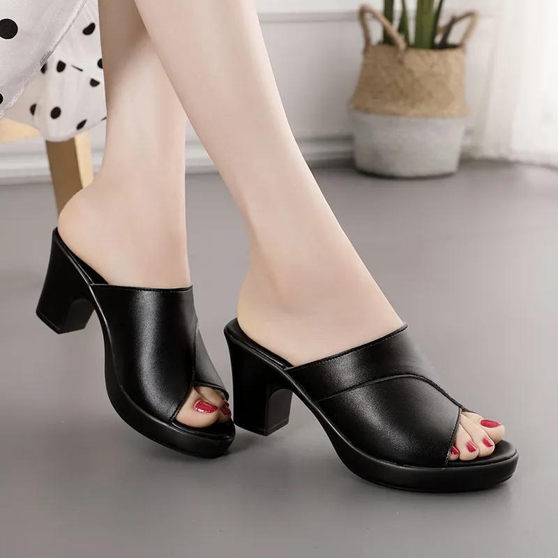 Tacones Altos Cuero Suave Aura Horizonte Serenidad, Elegancia Natural y Postura Saludable