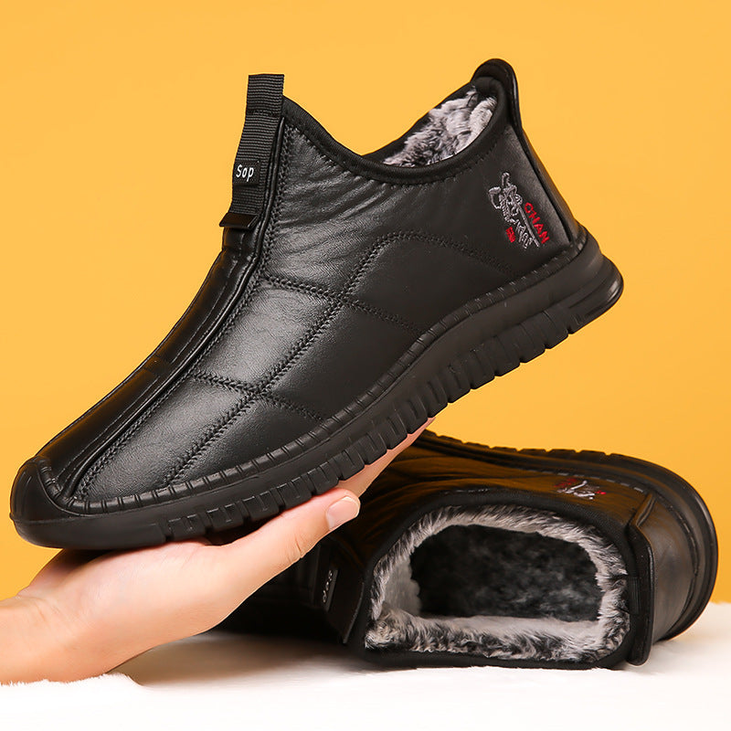 Zapato Ortopédico Cuero Suave Cumbre Calma Vitalidad, Alivio Superior y Calidez Todo el Día