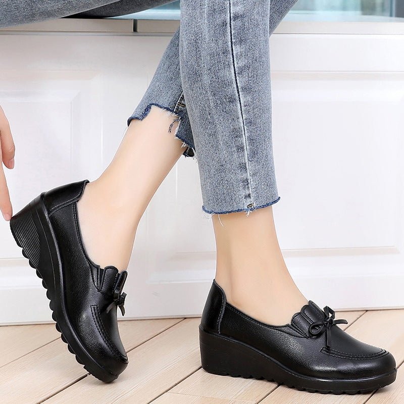 Mocassines Ortopédicos Cuero Suave Aura Camino Serenidad, Alivio Total para Pies Cansados
