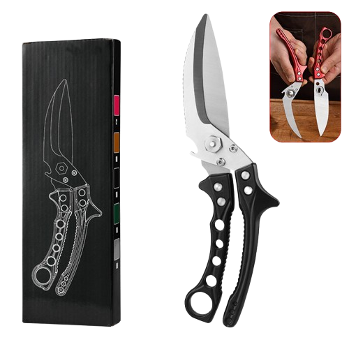 ⏰🔥 ¡50% DE DESCUENTO POR TIEMPO LIMITADO! ✂️ Tijeras de Cocina Multifuncionales – Corte Potente y Preciso en Segundos 🍽️✨