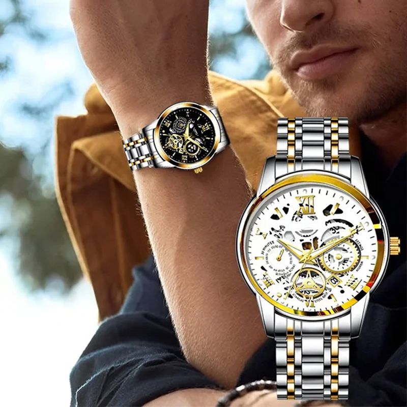 🔥⌚ ¡50% OFF por Tiempo Limitado! Reloj Mecánico Automático Esqueleto para Hombre – Lujo Sumergible | Compra 2 y Llévate 1 GRATIS + Envío GRATIS 💎✨