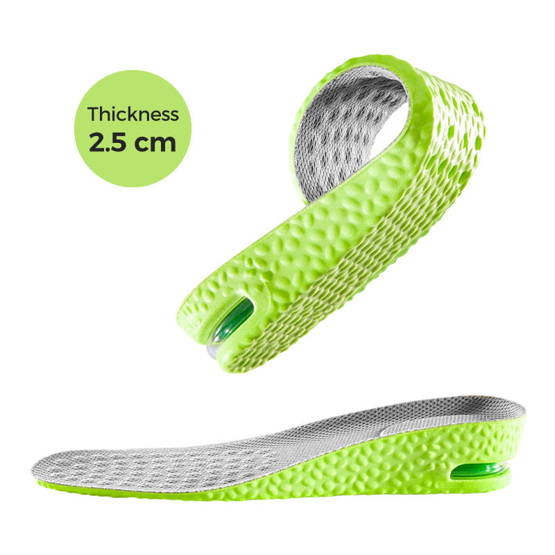 🔥 ¡50% DE DESCUENTO! ✨ Plantillas Cómodas con Cámara de Aire y Efecto de Aumento de Estatura – ¡Caminata Cómoda y con Estilo! 👟⬆️🌟
