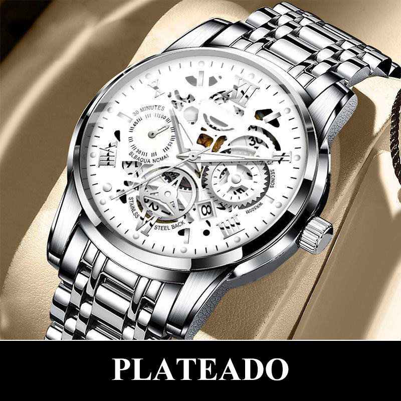 🔥⌚ ¡50% OFF por Tiempo Limitado! Reloj Mecánico Automático Esqueleto para Hombre – Lujo Sumergible | Compra 2 y Llévate 1 GRATIS + Envío GRATIS 💎✨