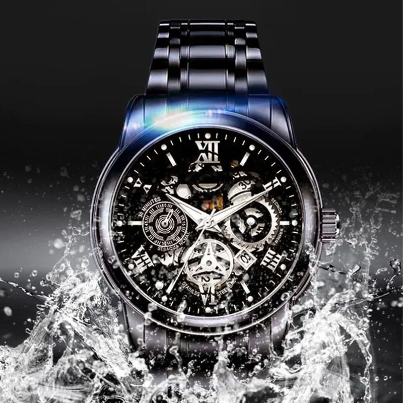 🔥⌚ ¡50% OFF por Tiempo Limitado! Reloj Mecánico Automático Esqueleto para Hombre – Lujo Sumergible | Compra 2 y Llévate 1 GRATIS + Envío GRATIS 💎✨