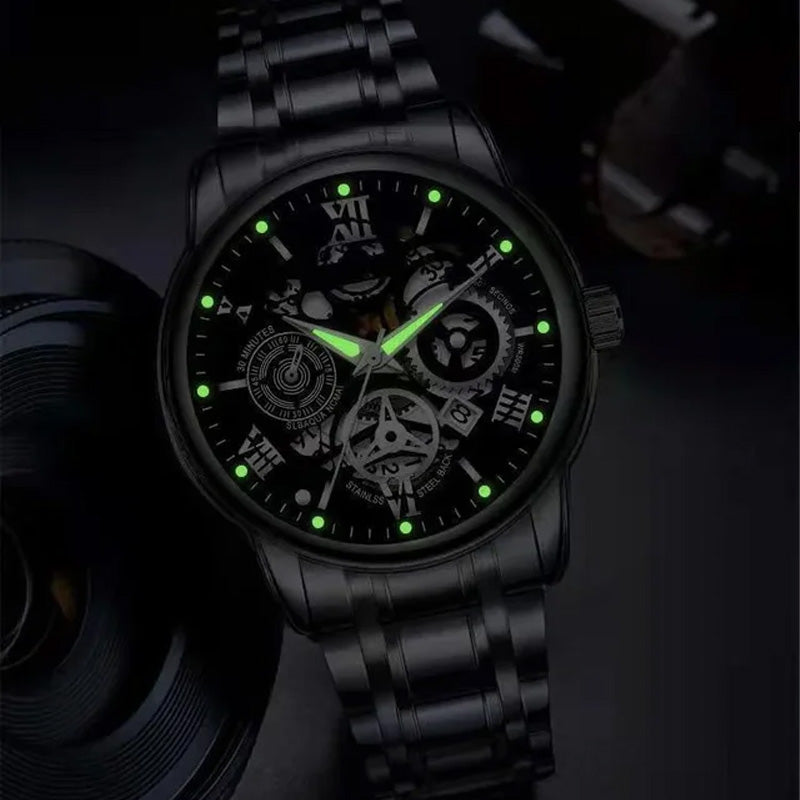 🔥⌚ ¡50% OFF por Tiempo Limitado! Reloj Mecánico Automático Esqueleto para Hombre – Lujo Sumergible | Compra 2 y Llévate 1 GRATIS + Envío GRATIS 💎✨
