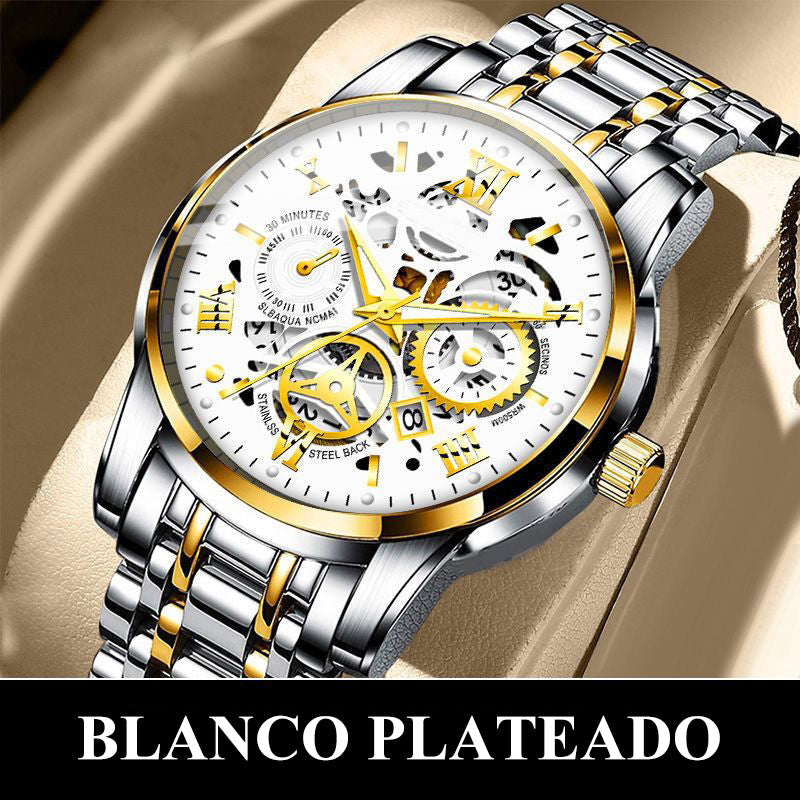 🔥⌚ ¡50% OFF por Tiempo Limitado! Reloj Mecánico Automático Esqueleto para Hombre – Lujo Sumergible | Compra 2 y Llévate 1 GRATIS + Envío GRATIS 💎✨