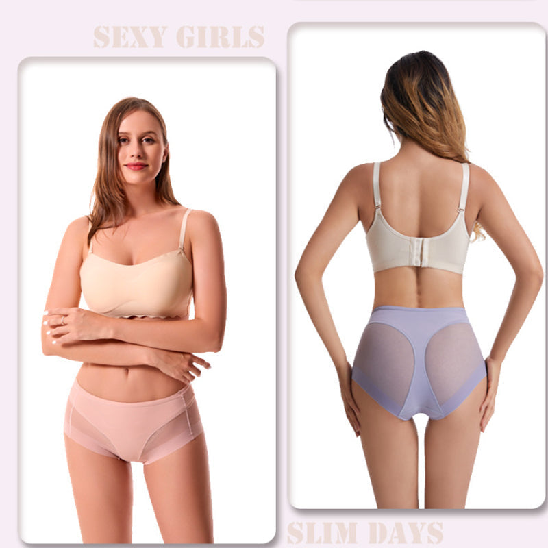💞 Braga moldeadora de seda Ice con cintura alta 👙