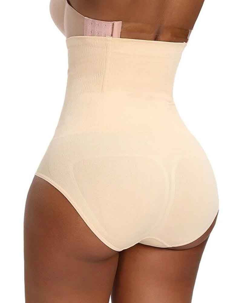 Bragas Moldeadoras de Cintura Alta Levanta Glúteos Sin Costuras con Control de Abdomen