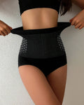 Panties Femeninos de Terapia Magnética para Calentar el Útero, Sin Costuras, de Cintura Alta y Control de Abdomen