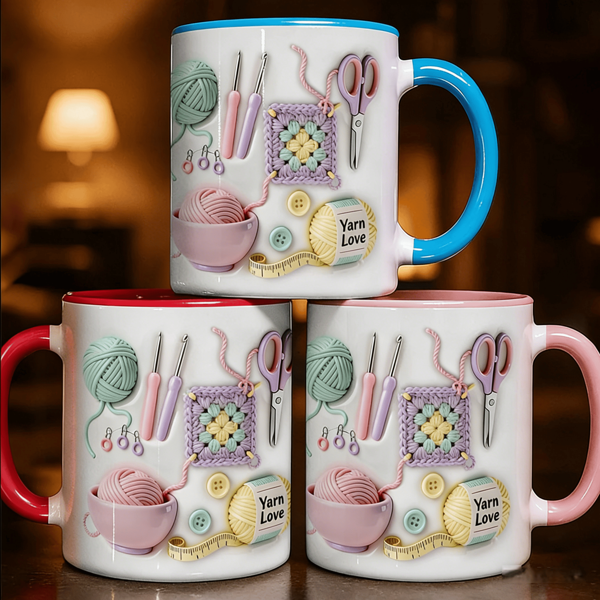 ⏰🔥 ÚLTIMO DÍA – ¡50% DE DESCUENTO! 🏆 Taza Yarn Love – Regalo Perfecto para Artesanos y Almas Creativas 💖 Más de 50.000 Unidades Vendidas ⚡ Casi Agotadas 💥