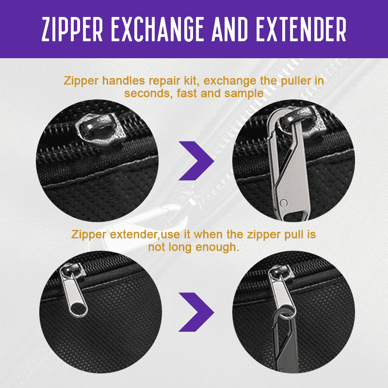 🧵✨ Tirador de Cremallera Universal Desmontable – Fácil de Instalar y Usar en Todo Tipo de Ropa y Accesorios
