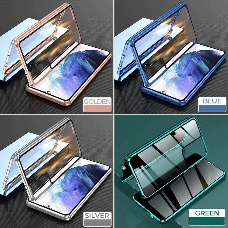 Funda magnética de doble hebilla para Samsung