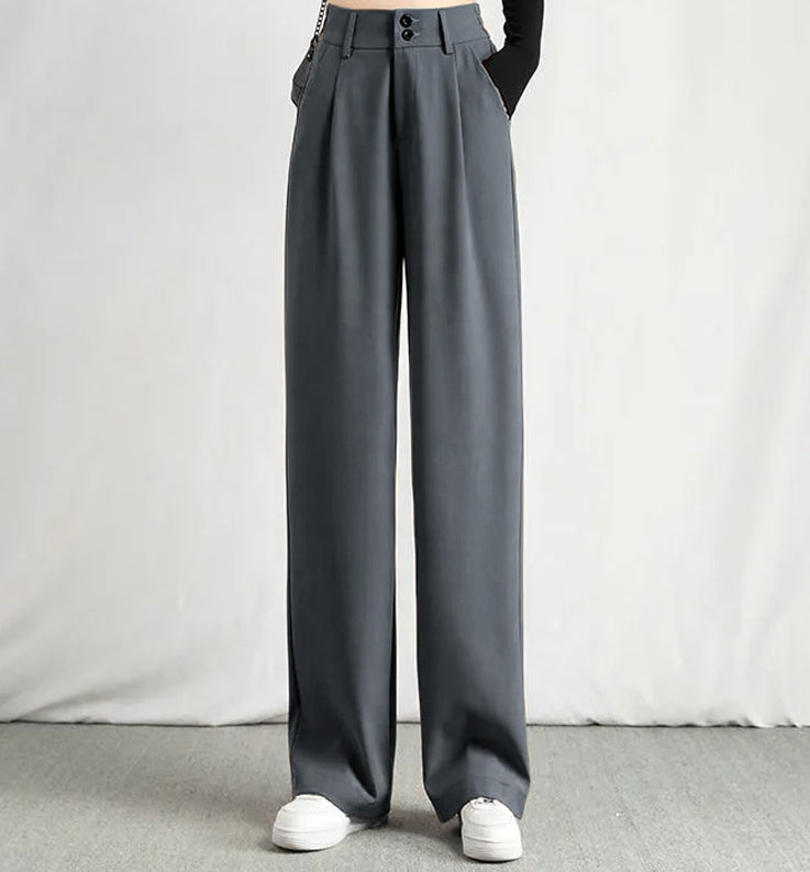 💞 Pantalones Informales de Pierna Ancha para Mujer – Estilo Cómodo y Elegante para Todos los Días ✨👖