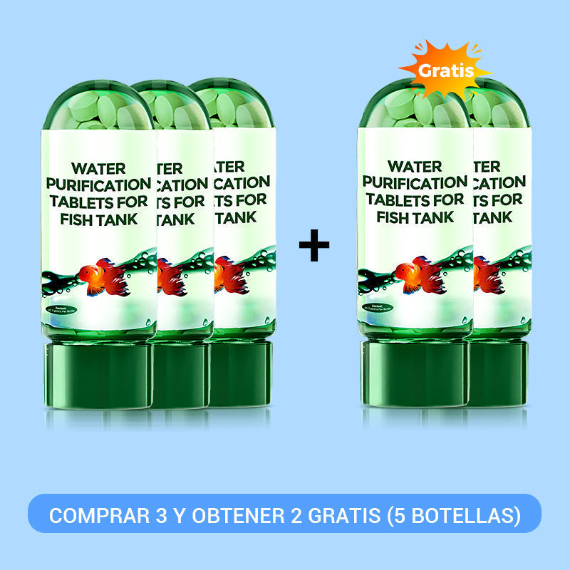 💧🐠 Tableta Potente de Purificación de Agua para Acuarios – Agua Cristalina y Saludable para tus Peces 🐟✨