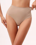 Tanga moldeadora sin costuras de tiro medio para mujer