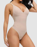 Body Shaper Sin Costuras con Control de Abdomen, Levanta Glúteos, Tanga y Espalda Descubierta