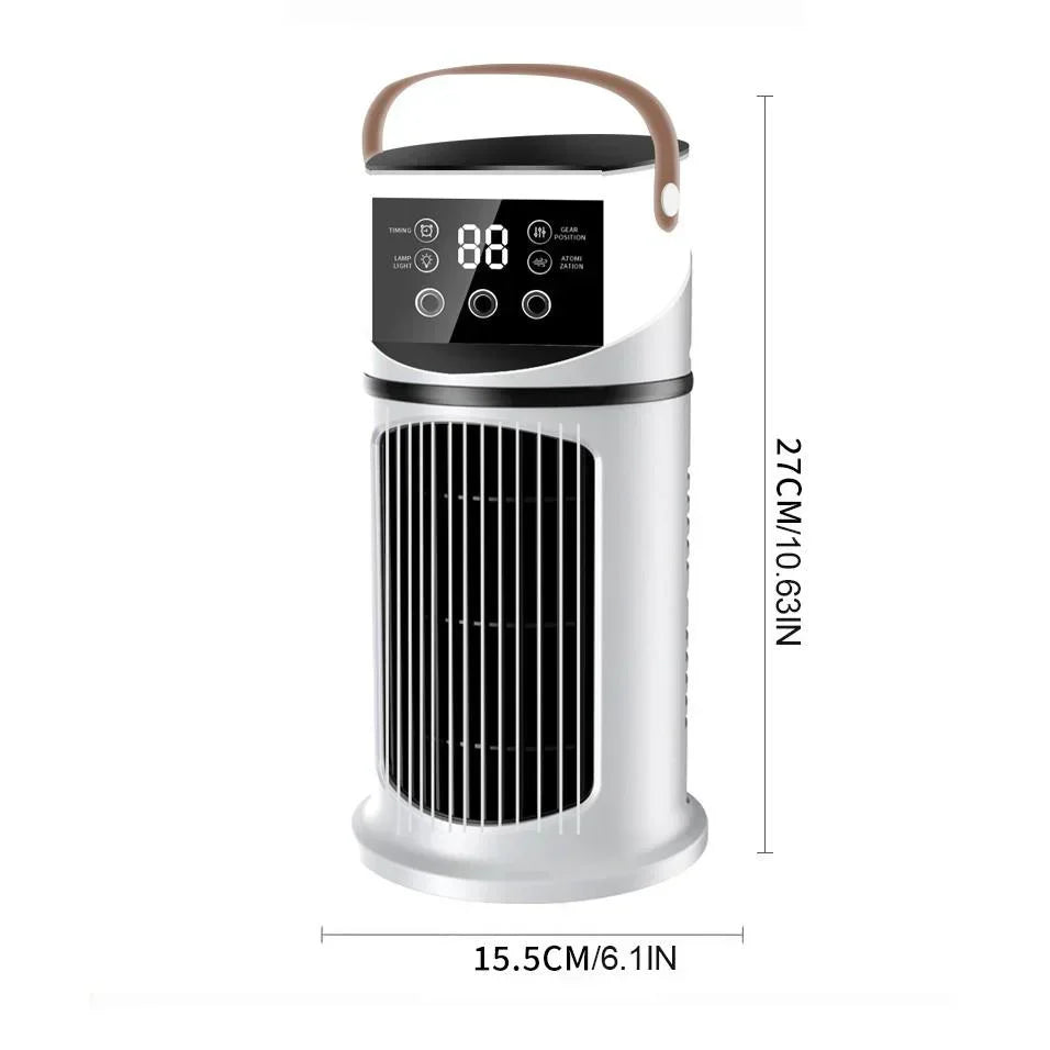 ❄️💨 ¡50% OFF! Ventilador Enfriador de Agua Multifuncional – Refresca y Humidifica tu Espacio