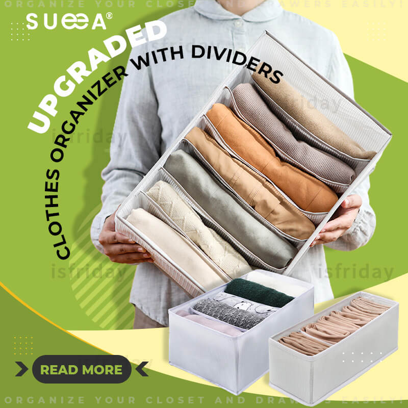Sueea® Organizador de ropa mejorado con separadores