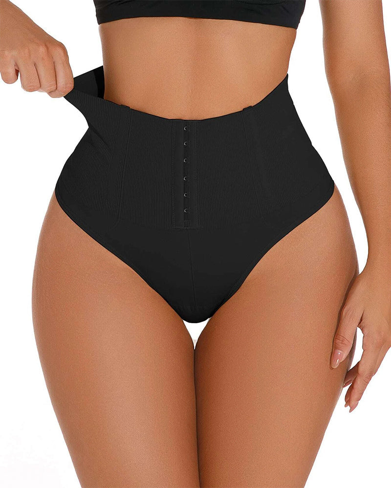 Braga Moldeadora Sin Costuras de Cintura Alta con Control de Abdomen y Diseño de Un Solo Botón