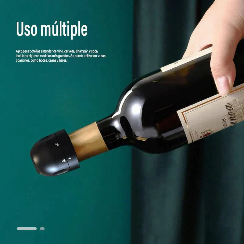 Tapón sellado de silicona para botellas de vino/champán
