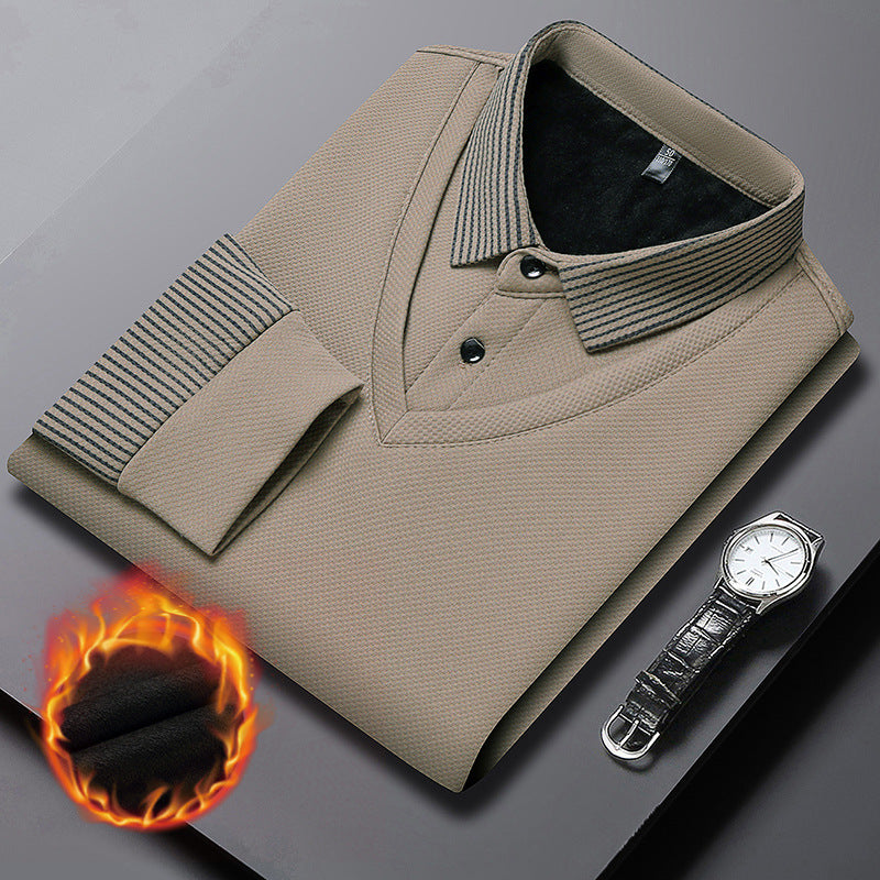 🎁✨ Camisa de Dos Piezas con Rayas y Solapa Falsa – Elegante y Cómoda, el Regalo Perfecto para Cualquier Ocasión 👔🌟