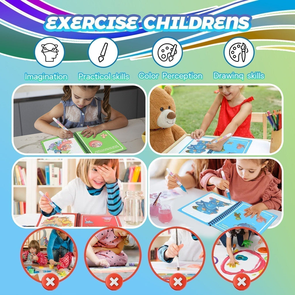 📚🎨🧠 ¡50% OFF por Tiempo Limitado! Libro Mágico de Agua para Niños – Compra 1 y Llévate 1 GRATIS 🎁✨
