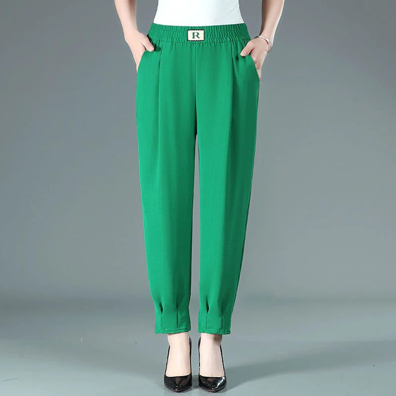 Cool Ice Silk Harem Pantalones para Mujer