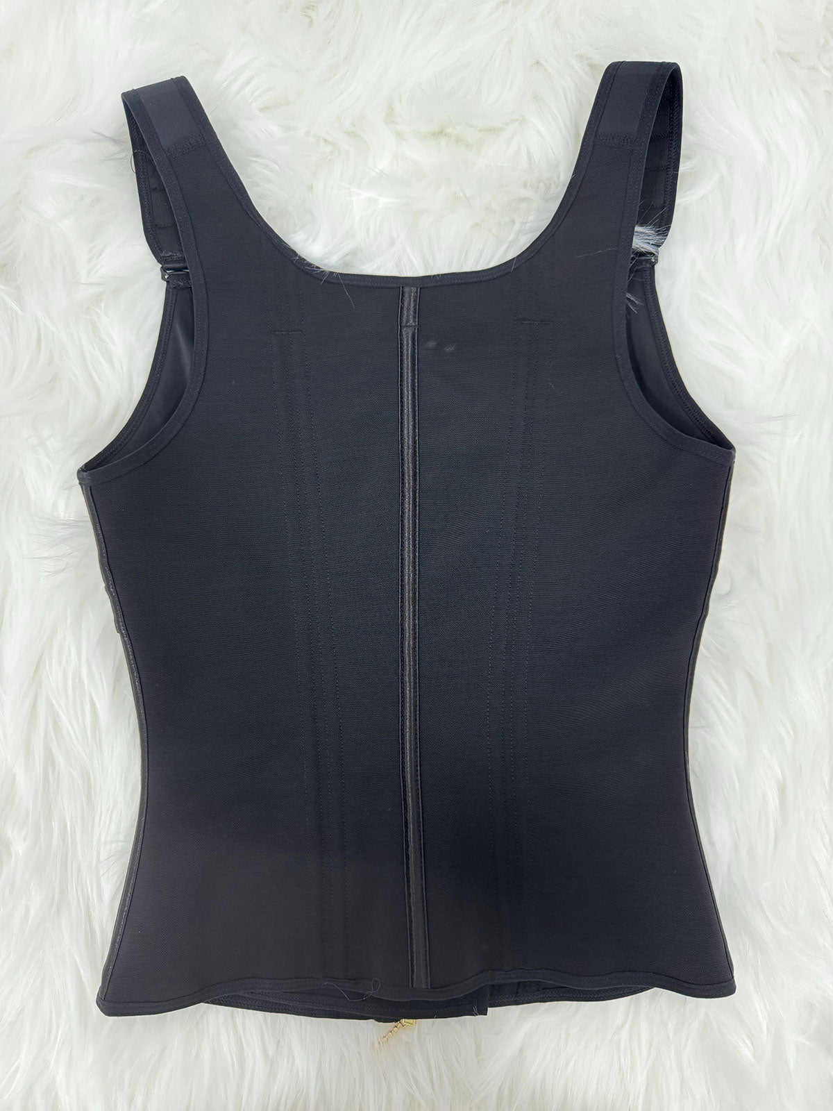 Shapshe® Fajas Colombianas Trainer de Cintura con Cremallera Frontal, Varillas de Acero y Control de Abdomen