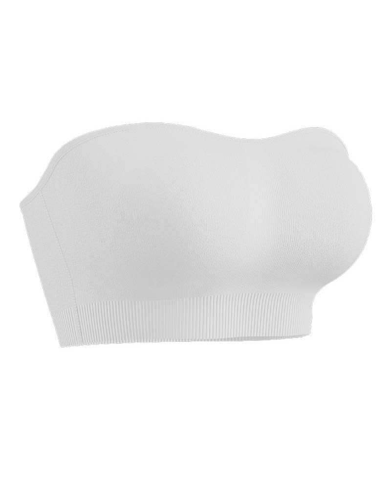 Sostén Push Up Sin Tirantes para Mujer, Sin Aro, Tipo Tubo Sin Costuras