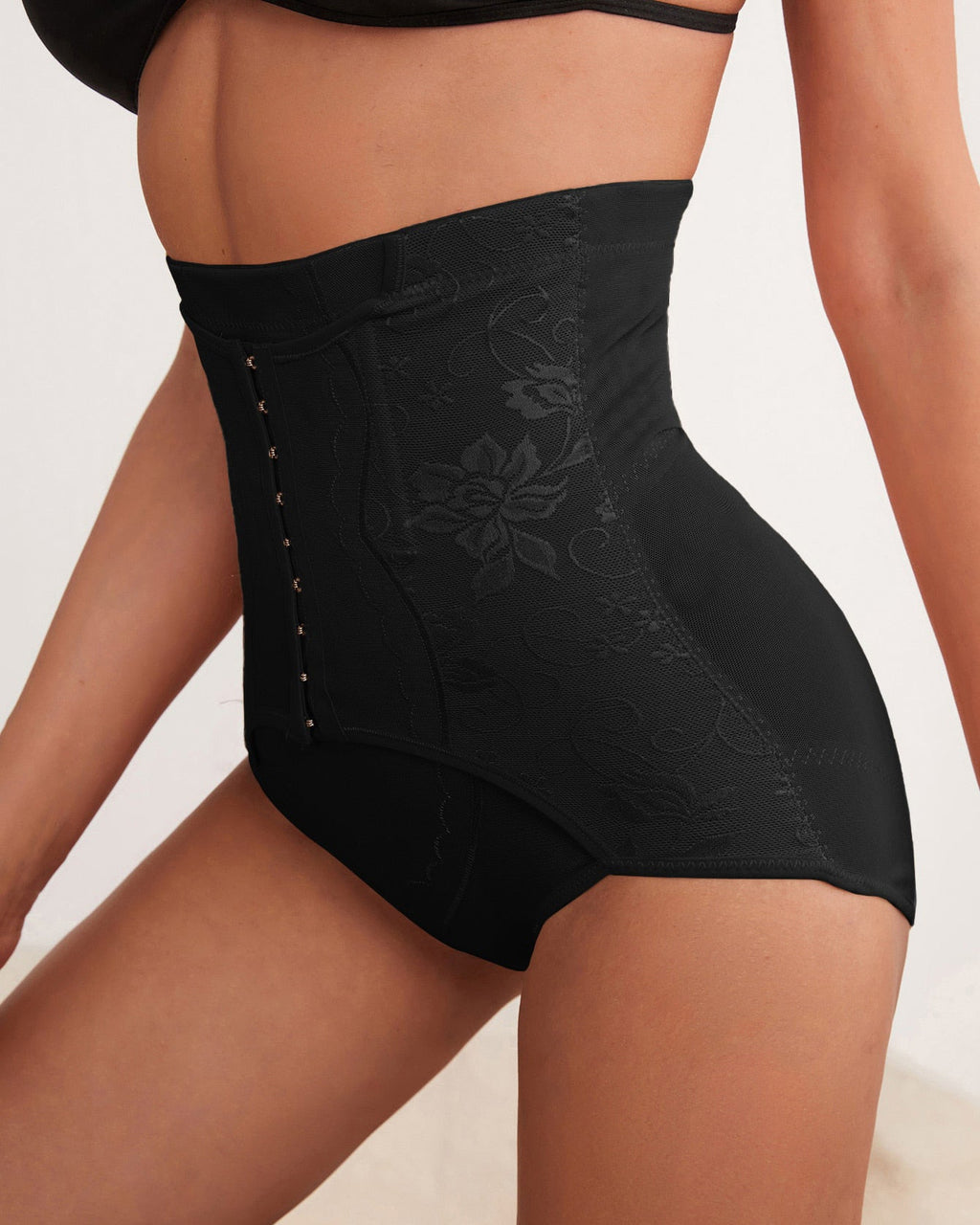 Ropa Interior Moldeadora Faja con Hebilla Frontal para Mujeres, Cintura Alta, Control de Abdomen y Levanta Glúteos