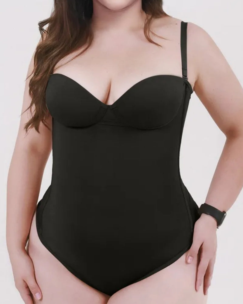 Shapshe® Body ajustado sin costuras con espalda sexy y tanga con cordones