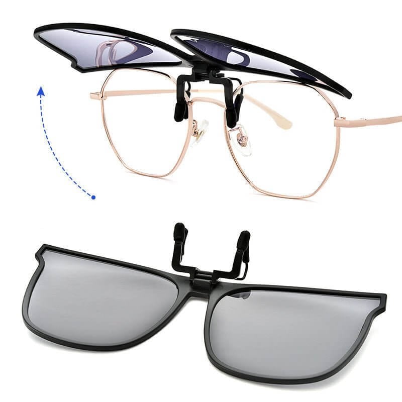 New Polarized Clip-on Flip Up Sunglasses (en inglés)