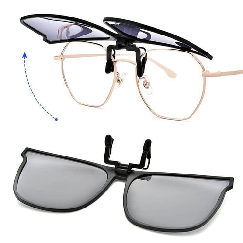 New Polarized Clip-on Flip Up Sunglasses (en inglés)