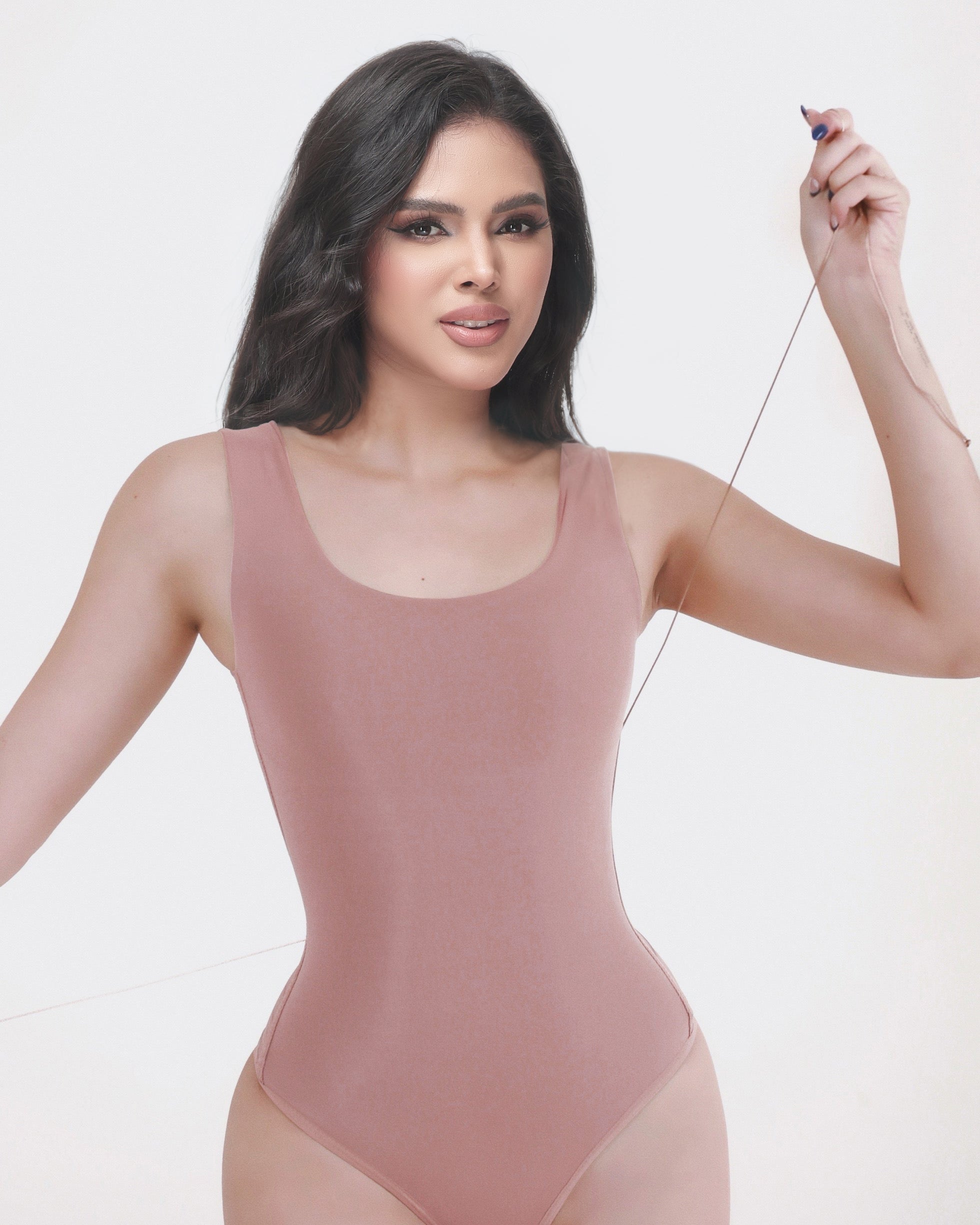 Shapshe® Body Femenino Sexy con Espalda Abierta, Ajuste de Cordones, Sin Costuras y Control de Abdomen