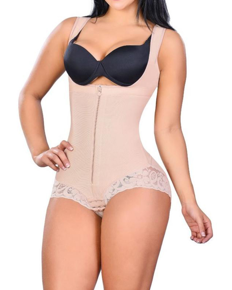 Shapshe® Faja Moldeadora con Tirantes Anchos y Respaldo Alto - Panty de Compresión - Línea de Alta Compresión