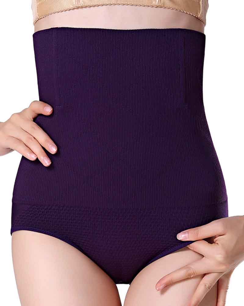 Bragas Moldeadoras de Cintura Alta Levanta Glúteos Sin Costuras con Control de Abdomen
