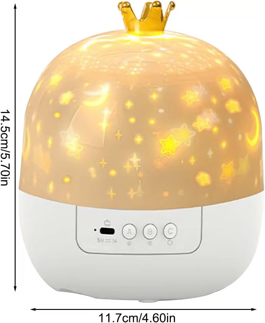 🌙 Proyector Nocturno Infantil – 15 Películas, Luz Suave y Carga por USB, Perfecto para Dormir o Jugar 🎥✨