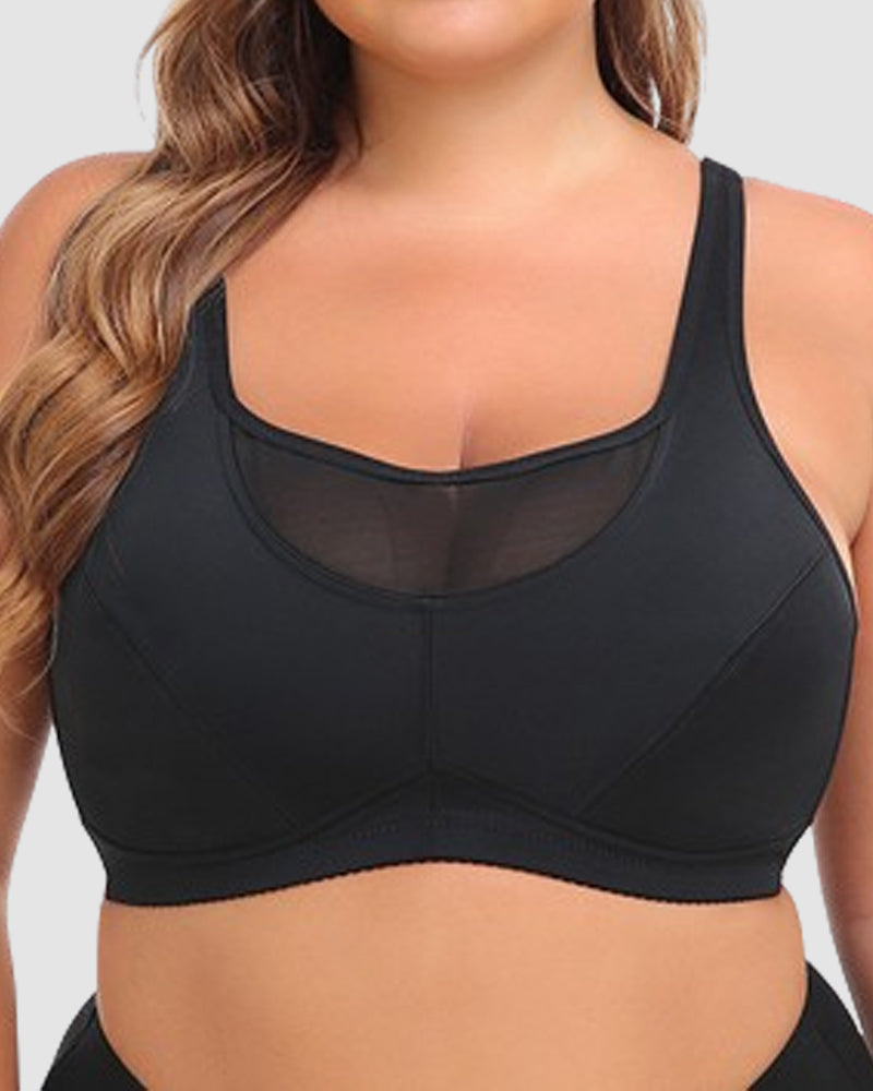 Top Crop Bra Sexy Tallas Grandes Sin Hilos con Recortes