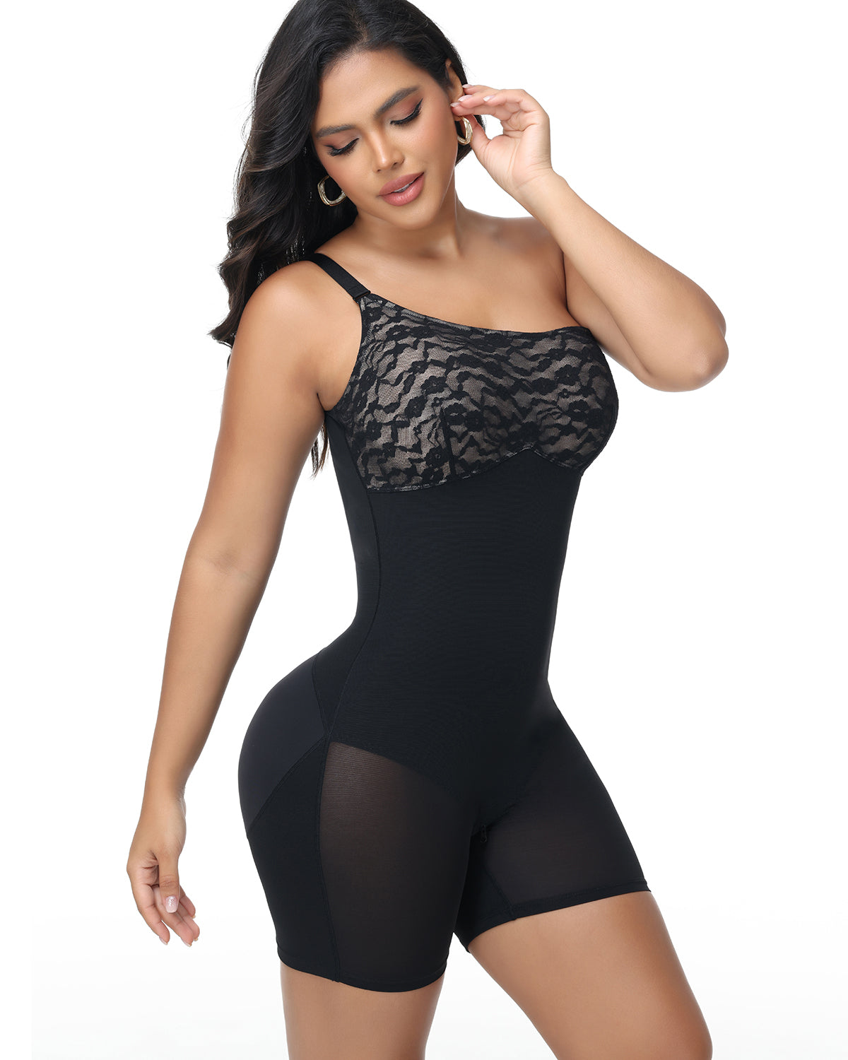 Shapshe® Faja de Encaje con Patchwork y Tirantes Ajustables (Preventa)